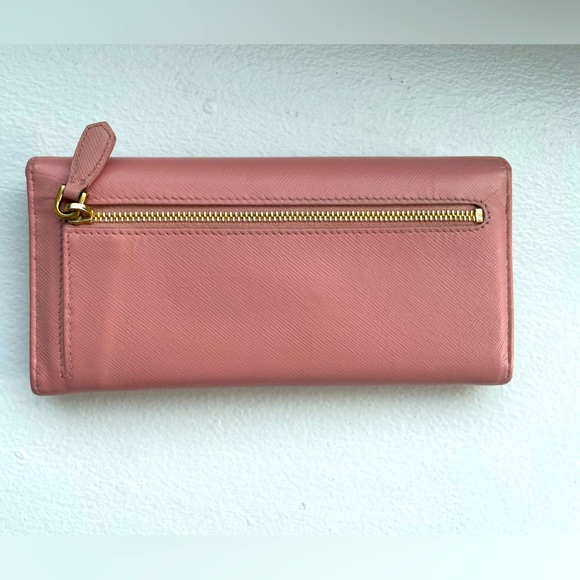 PRADA pink long wallet - Picture 2 of 10
